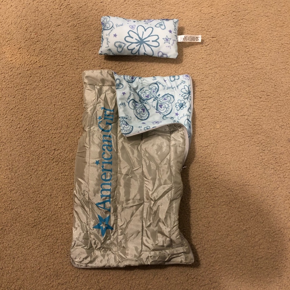 American Girl Sleeping Bag and Pillow-retired